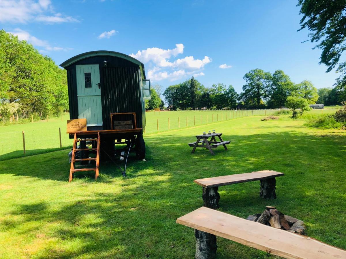 The Big Green Shepherds Hut Charlwood Kültér fotó